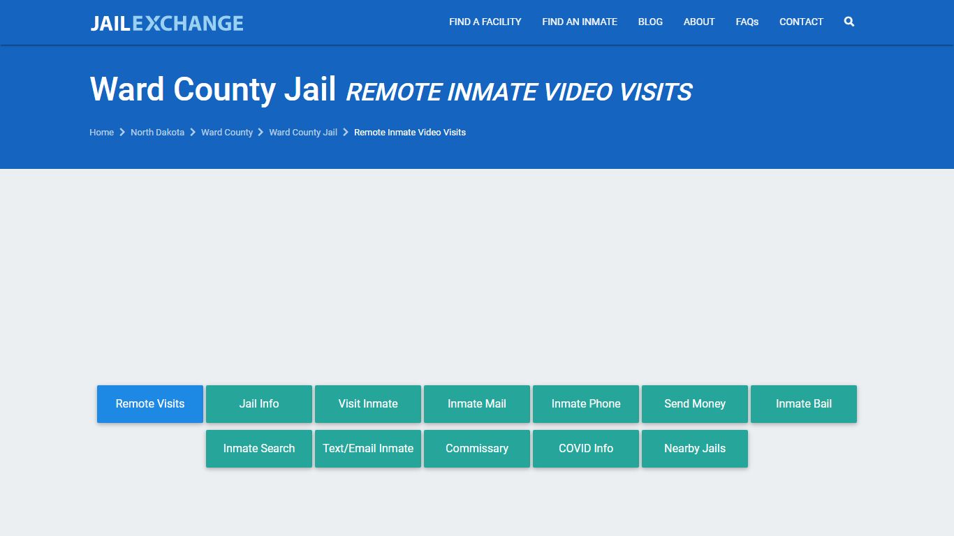 Remote Inmate Video Visitation in Ward County Jail | City ...